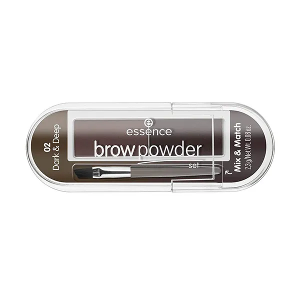 

Набор для бровей Brow Powder Essence, цвет dark deep