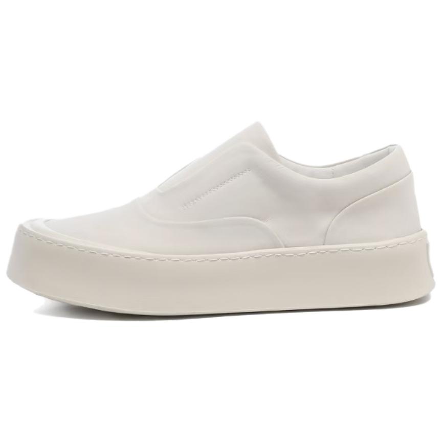 

FOMOCE Мужские низкие скейтерские кеды белые, цвет White