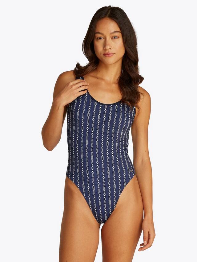 

Купальник с принтом Tommy Hilfiger, Dark Night Navy