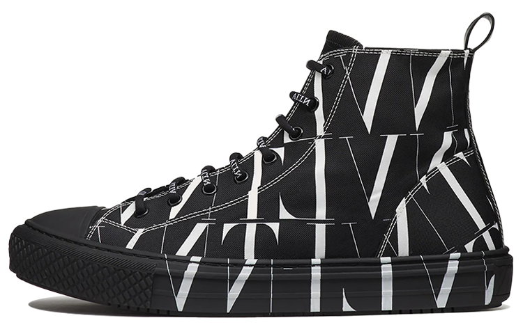 

Valentino Кеды VLTN Giggies High Top Black White