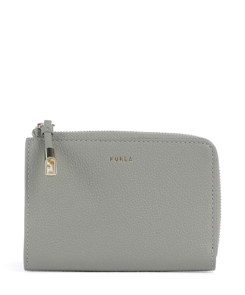 

Кошелек Goccia m из зерненой кожи Furla, зеленый