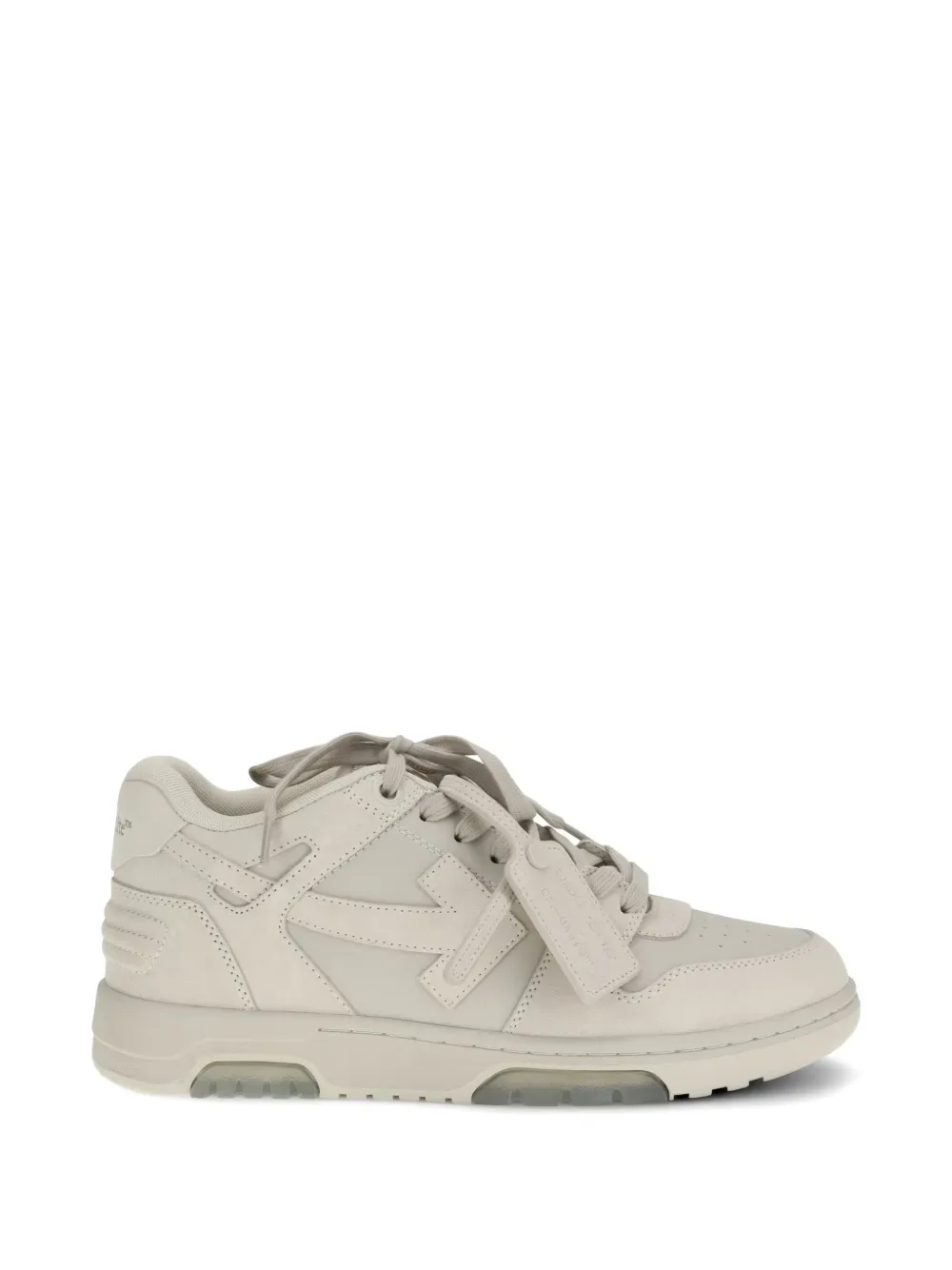 Кроссовки Out Of Office с деталями в виде стрелы OFF-WHITE, бежевый