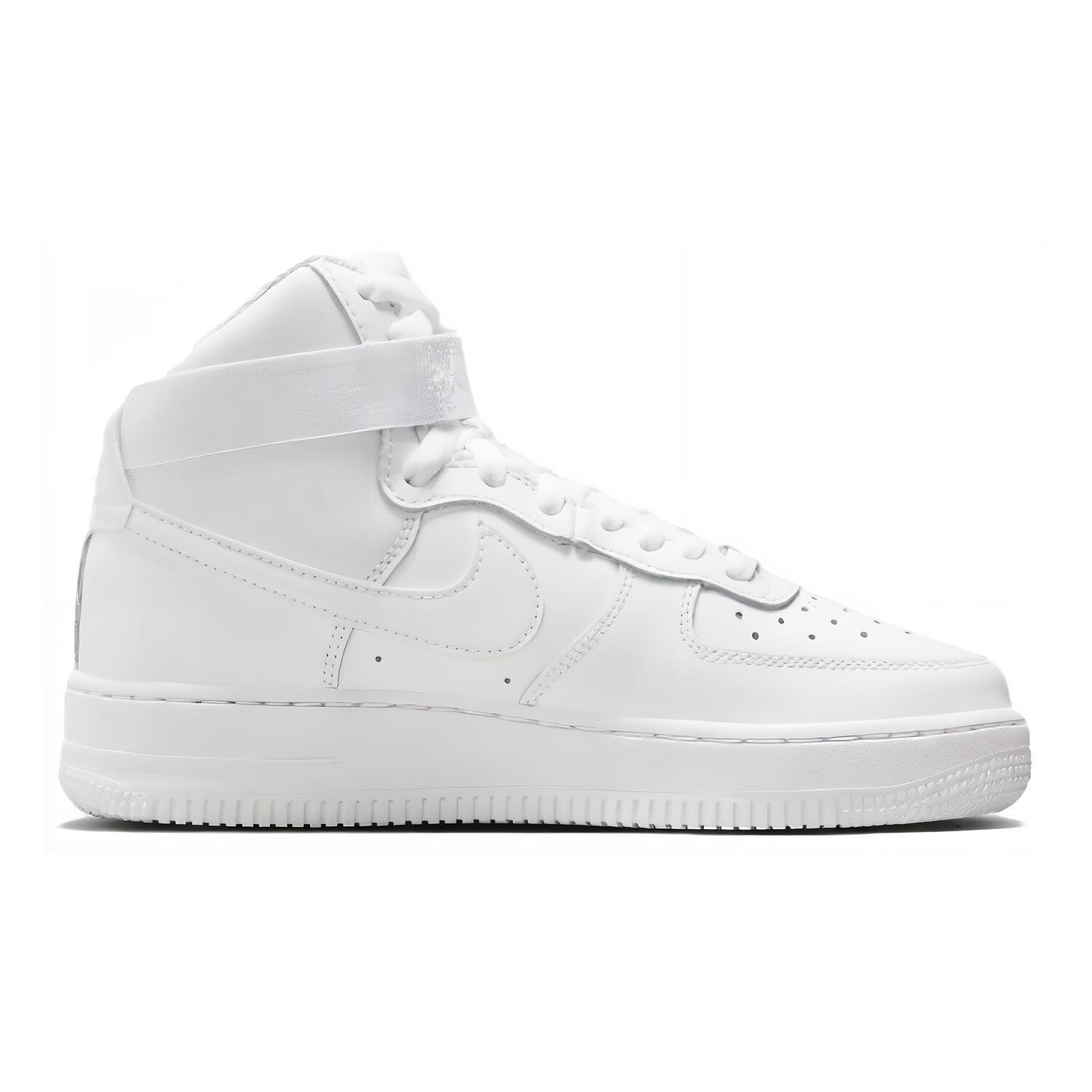 Air Force 1 High LE GS «Тройной белый» Nike, белый — фото 2