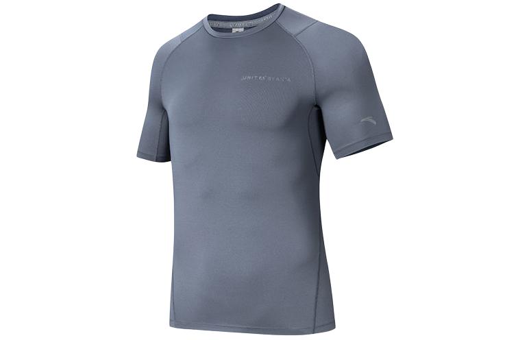 

Мужская футболка Anta Variety Training Collection, дымчато-угольно-серая, Smoke Coal Gray