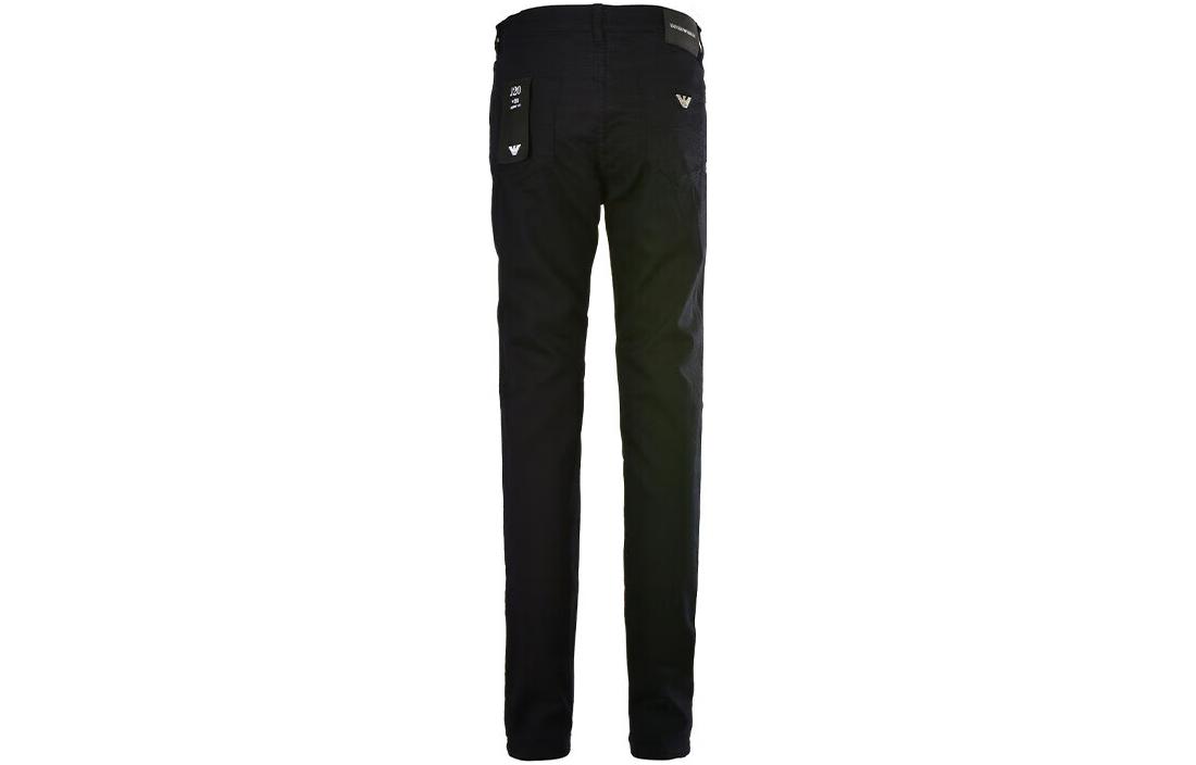 EMPORIO ARMANI Повседневные брюки Women's Dark Blue Moderate Slim Fit — фото 4