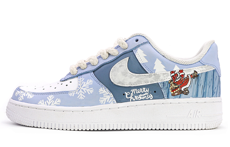 

Кроссовки Nike Air Force 1 Skateboard Shoes Unisex Low-Top Blue/Brown