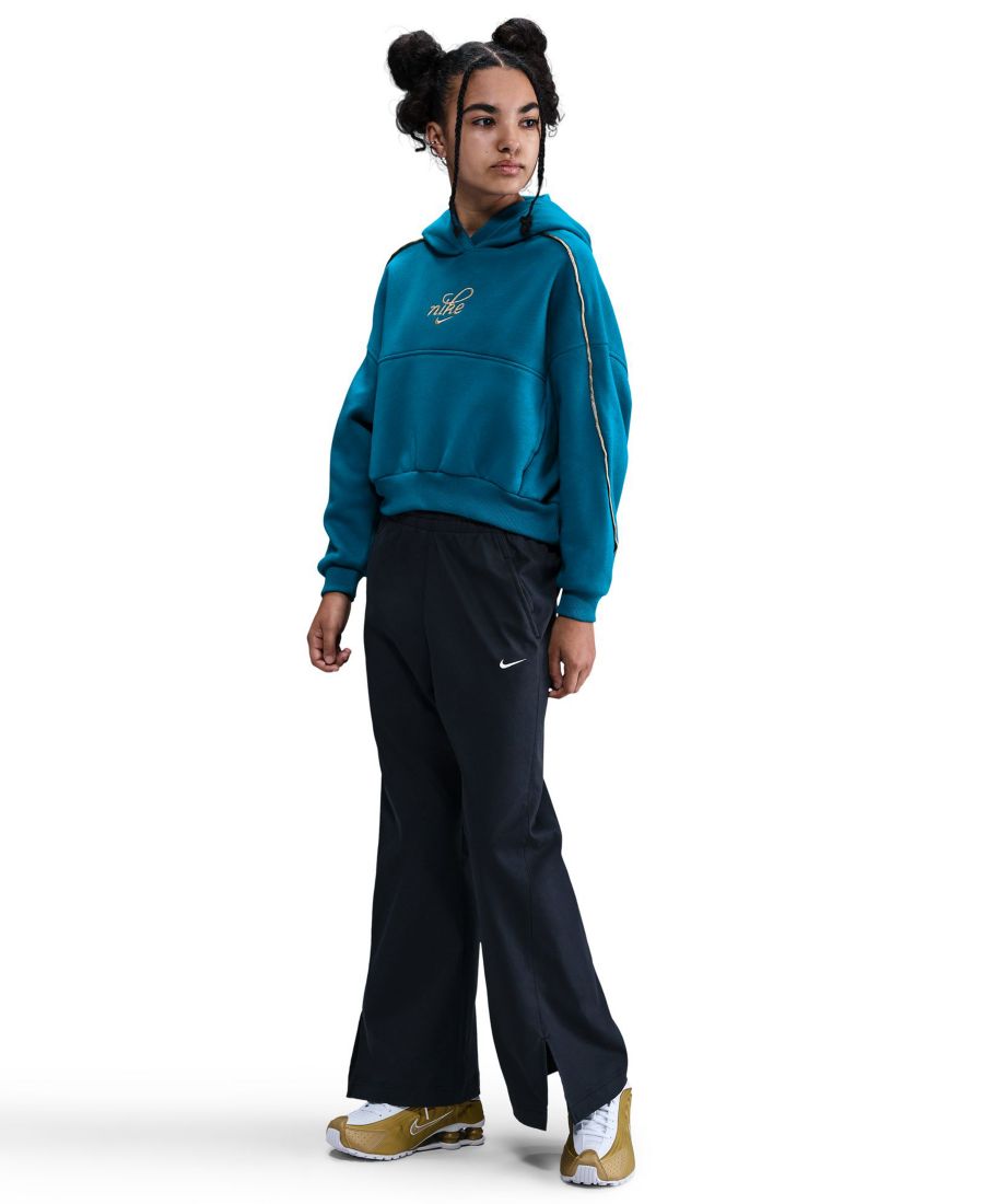 

Детская спортивная толстовка с длинными рукавами свободного кроя для девочек 7-16 лет Nike, Green Abyss