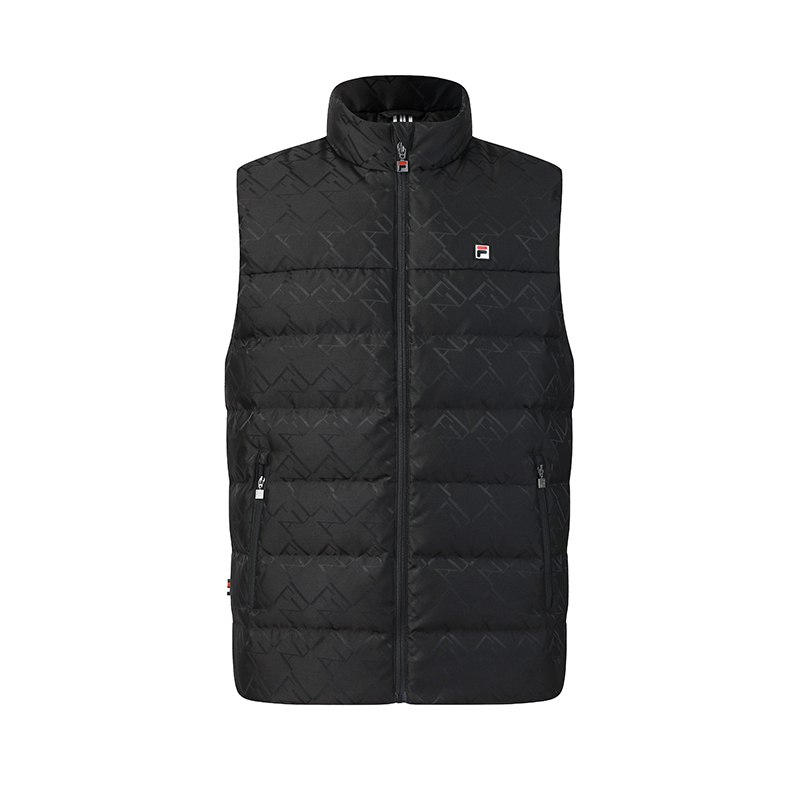 

Fila Белый пуховый жилет мужской черный