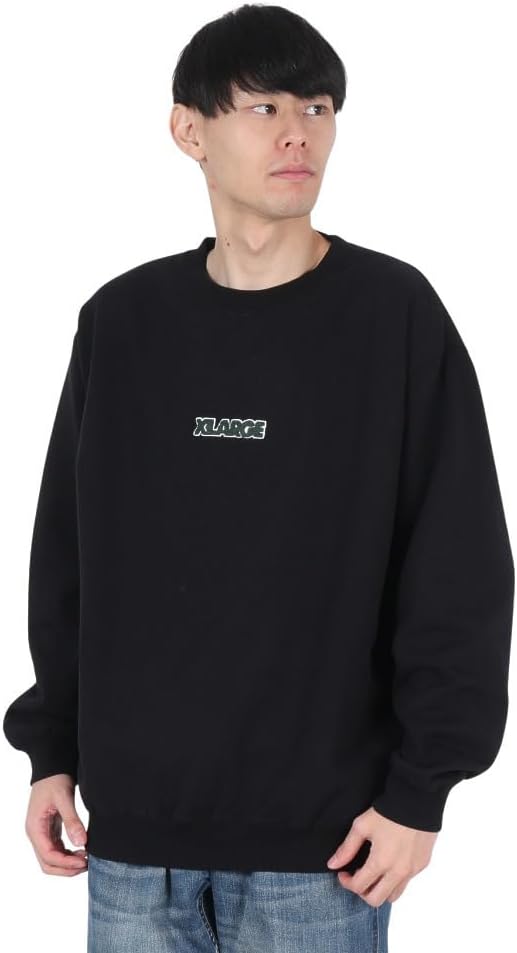 

Толстовка размера XL с логотипом Standard и круглым вырезом, мужская Xlarge, черный