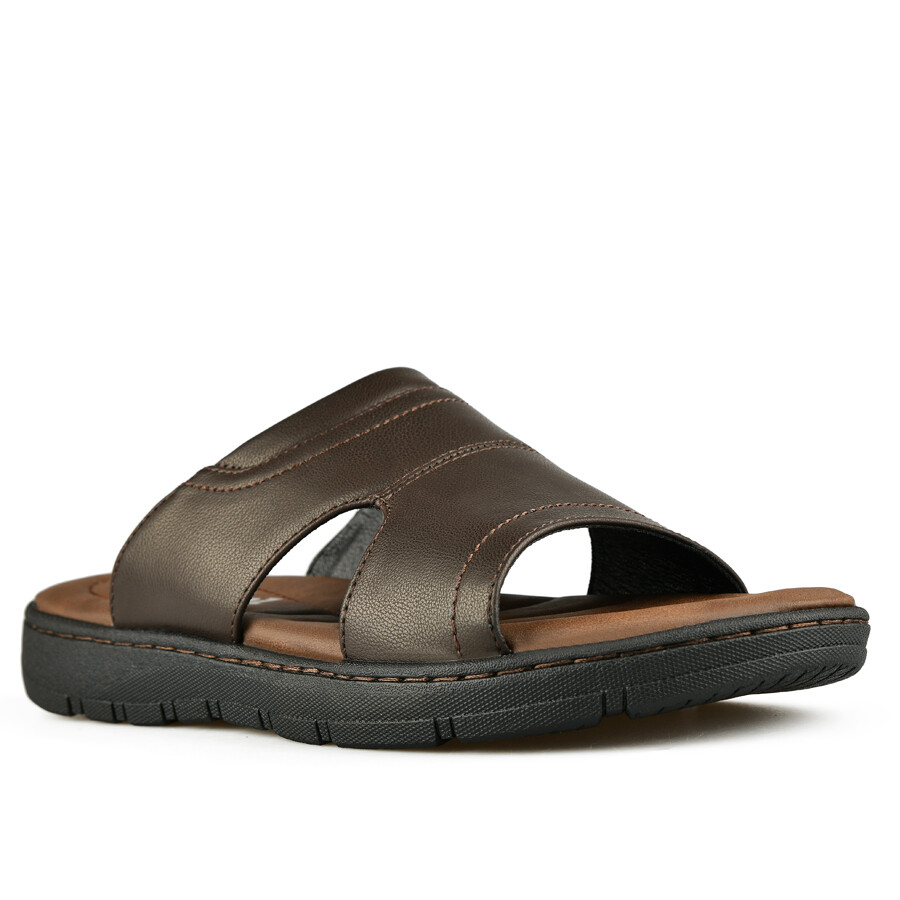 

Мужские повседневные коричневые тапочки Tendenz