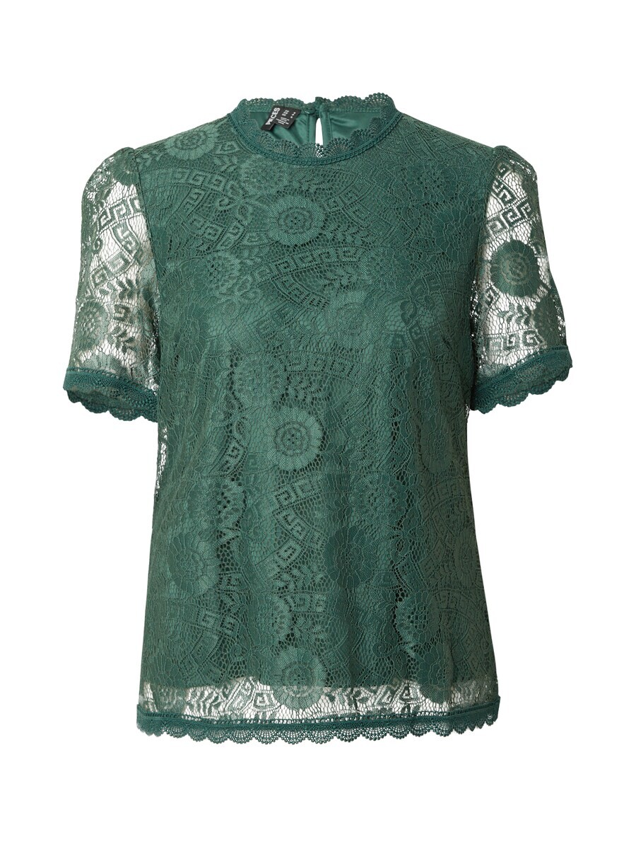 

Кружевная блузка PIECES Blouse PCOLLINE, темно-зеленый