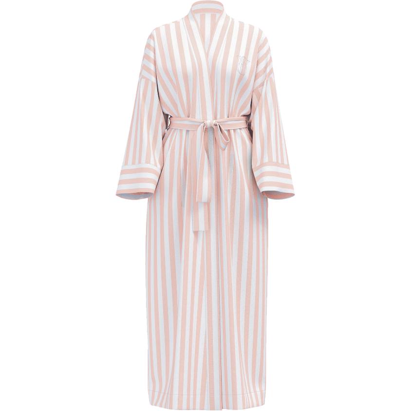Victoria's Secret Женский халат для сна Orange White Stripes — фото 3
