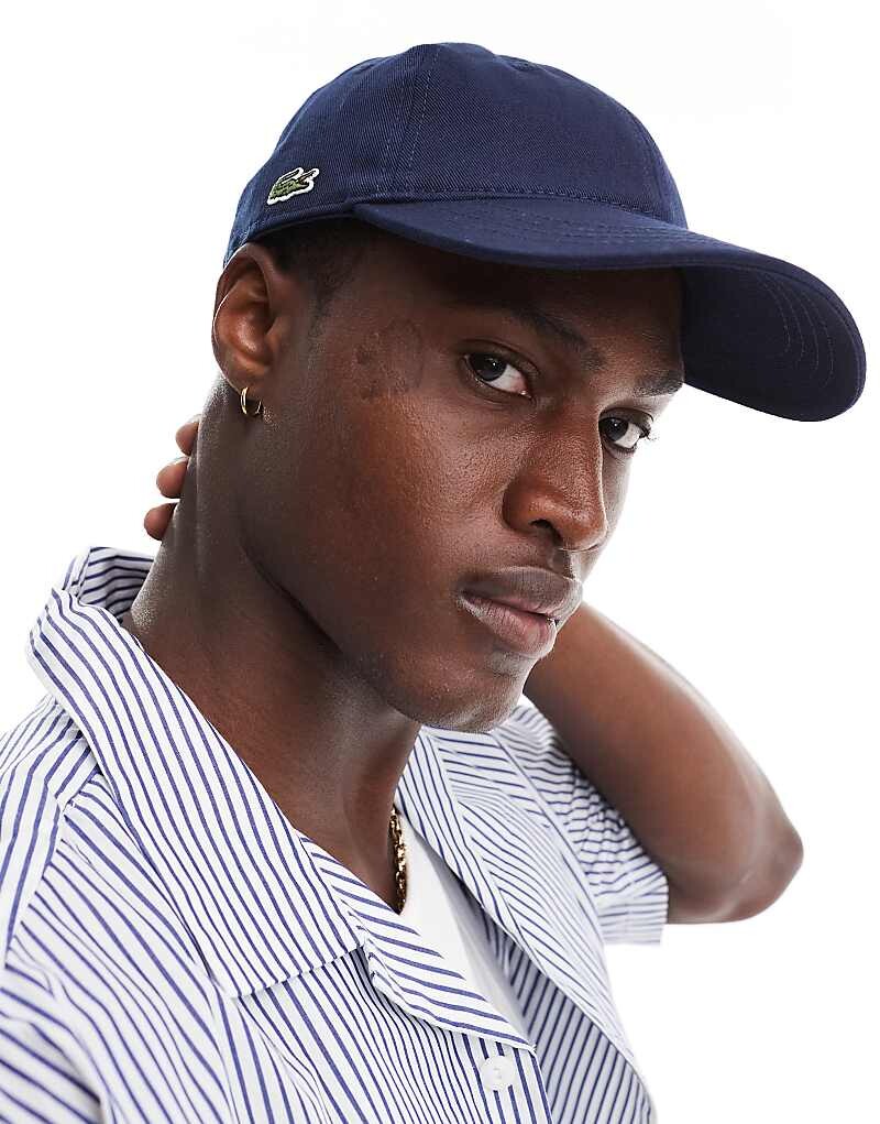 

Lacoste - Бейсболка темно-синего цвета с логотипом