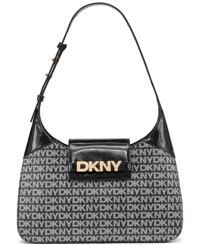 

Сумка через плечо Avril Small Logo DKNY, черный