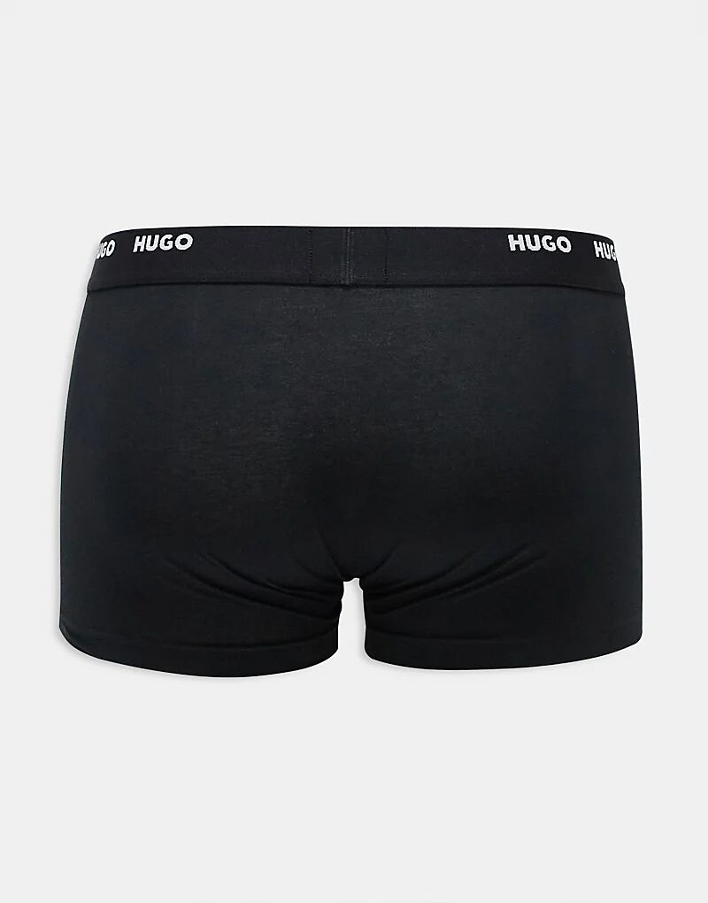 HUGO Bodywear 3 пары трусов черного цвета BOSS Bodywear — фото 2