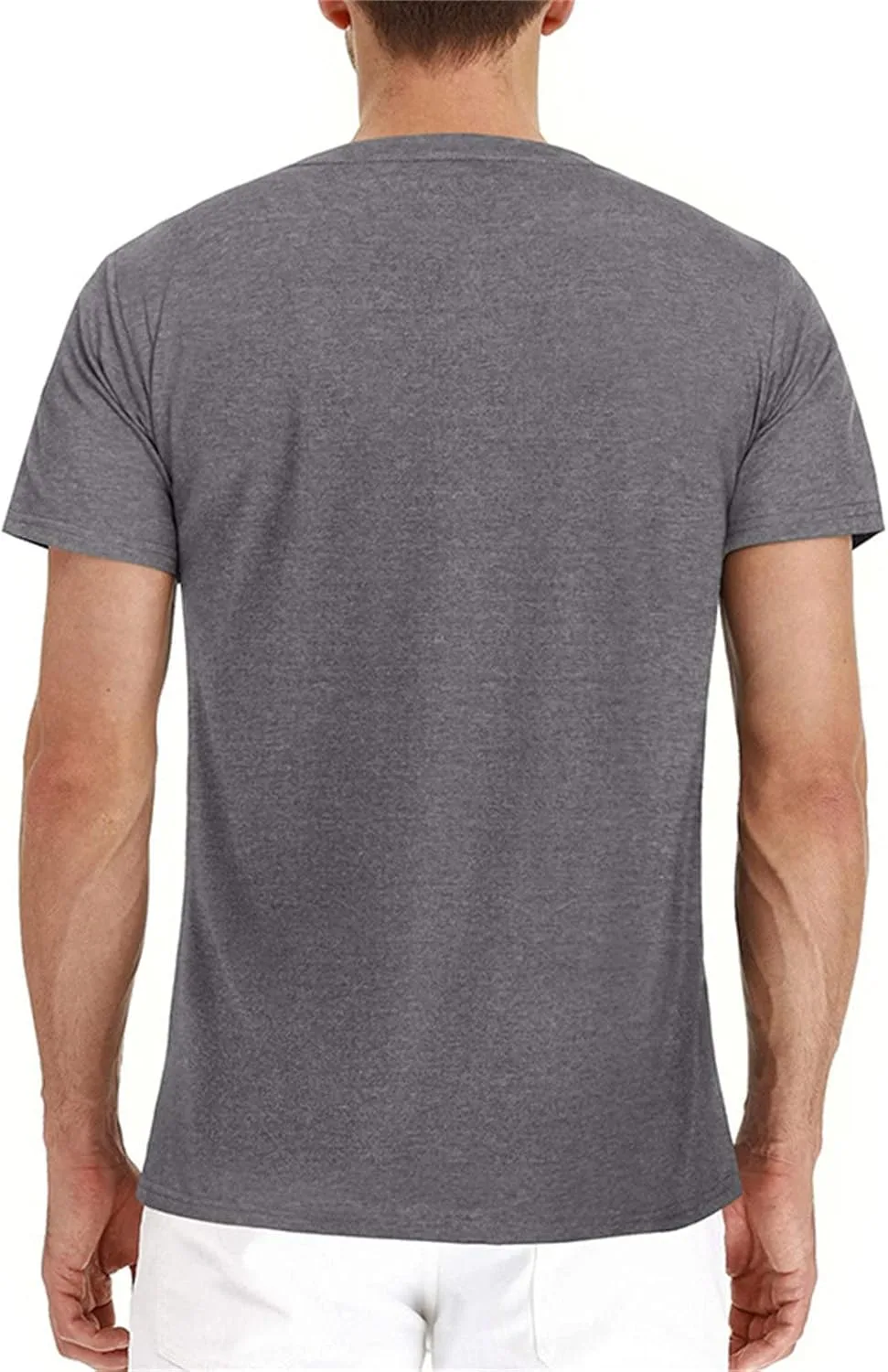 Мужская футболка с карманом Relaxed Pocket Pullover Tee, короткий рукав, круглый вырез, хлопок, винтаж — фото 3