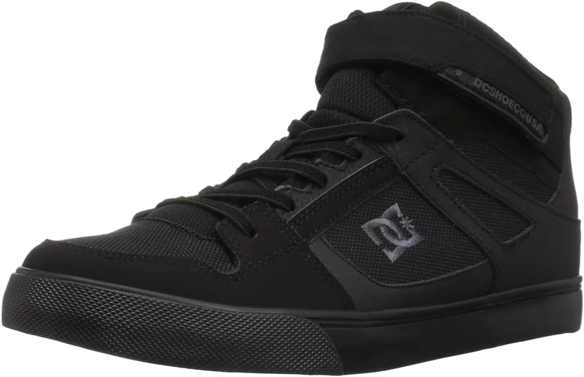 Кроссовки DC Pure Hi Top Ev, детские, черные