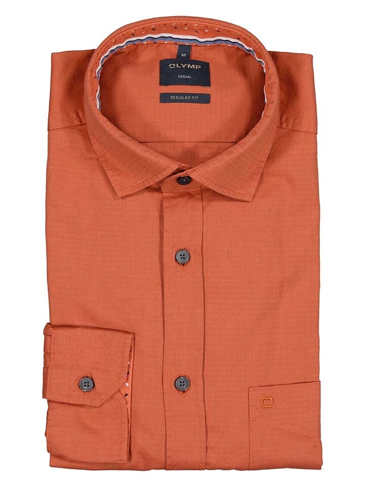 

Рубашка OLYMP Hemd Casual - Regular fit -, оранжевый