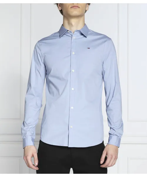 

Рубашка Slim fit Tommy Jeans, синий