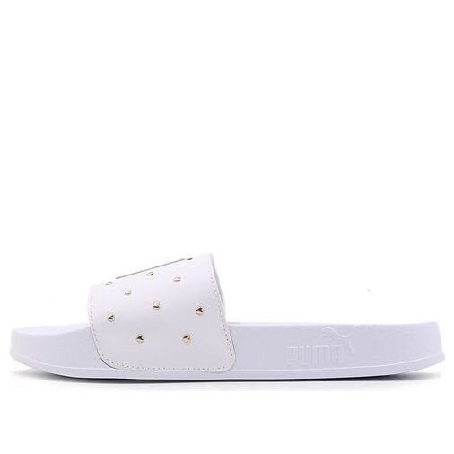 Тапочки leadcat studs slide white Puma, белый