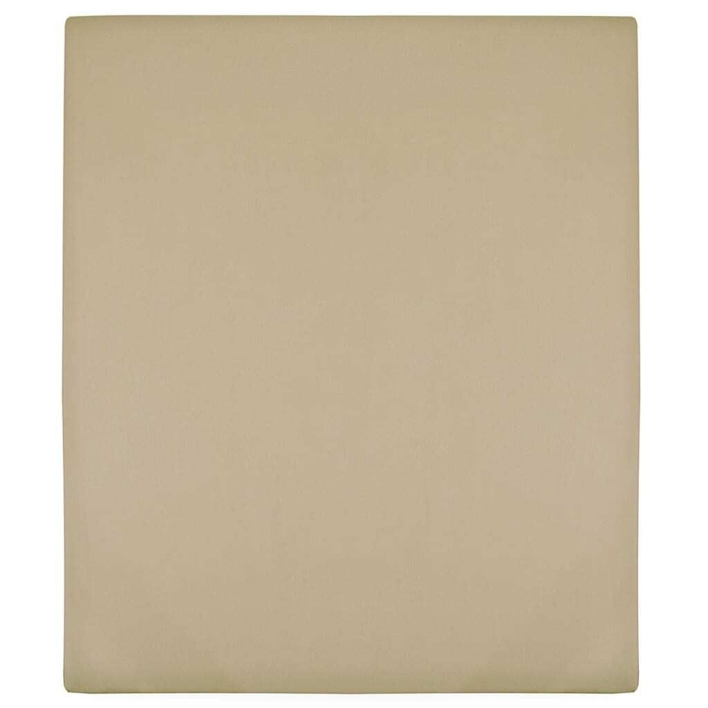 

Простыня на резинке 2 шт. Jersey Taupe 140х200 см хлопок DKD HOME DECOR