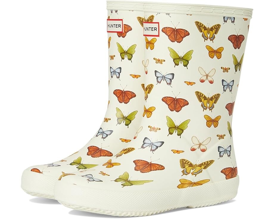 

Ботинки Hunter Kids First Classic Boots, цвет Ivory Butterfly Multi