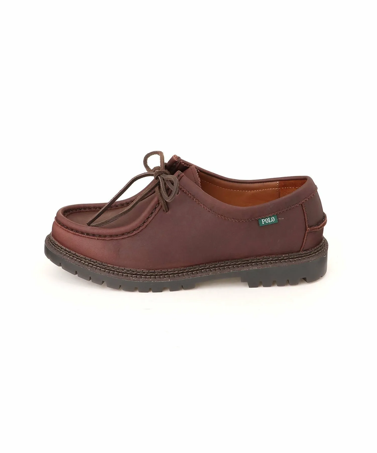 Polo Ralph Lauren RE52 APRON CLASSC темно-коричневые повседневные туфли Polo Ralph Lauren, Dark brown — фото 3