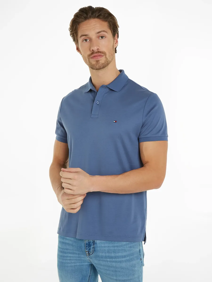 

Рубашка-поло Tommy Hilfiger "LIQUID COTTON ESSENTIAL REG POLO", цвет Faded Indigo