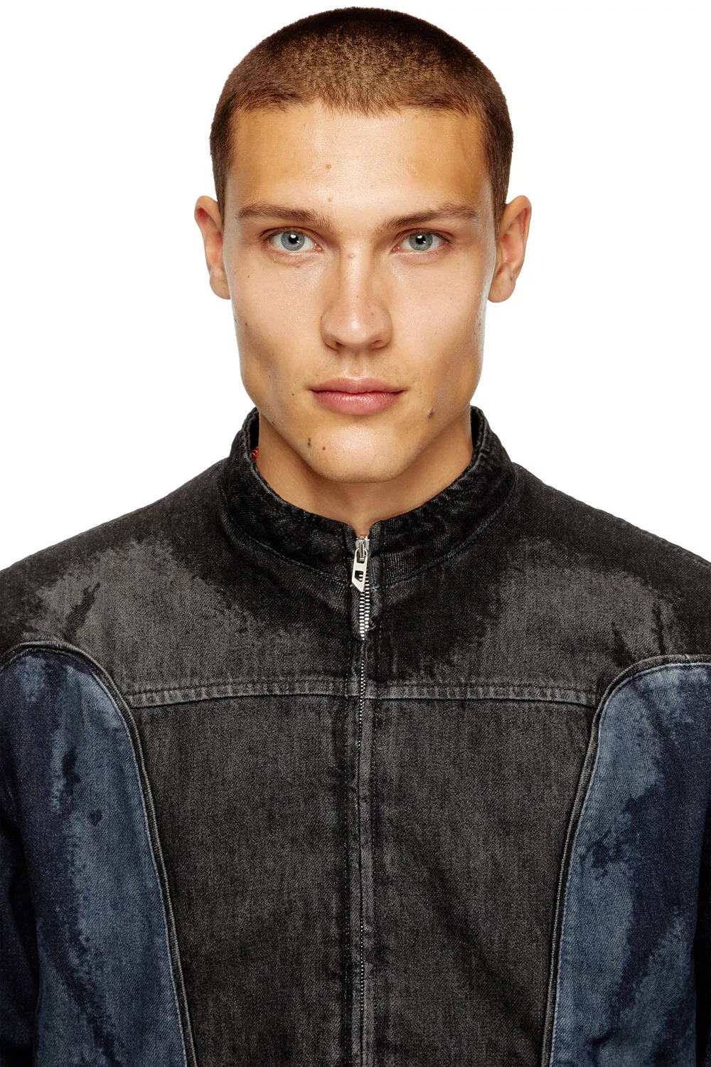 Мужская джинсовая куртка-блузон D-BLENK-S Diesel, Dark indigo blue — фото 3