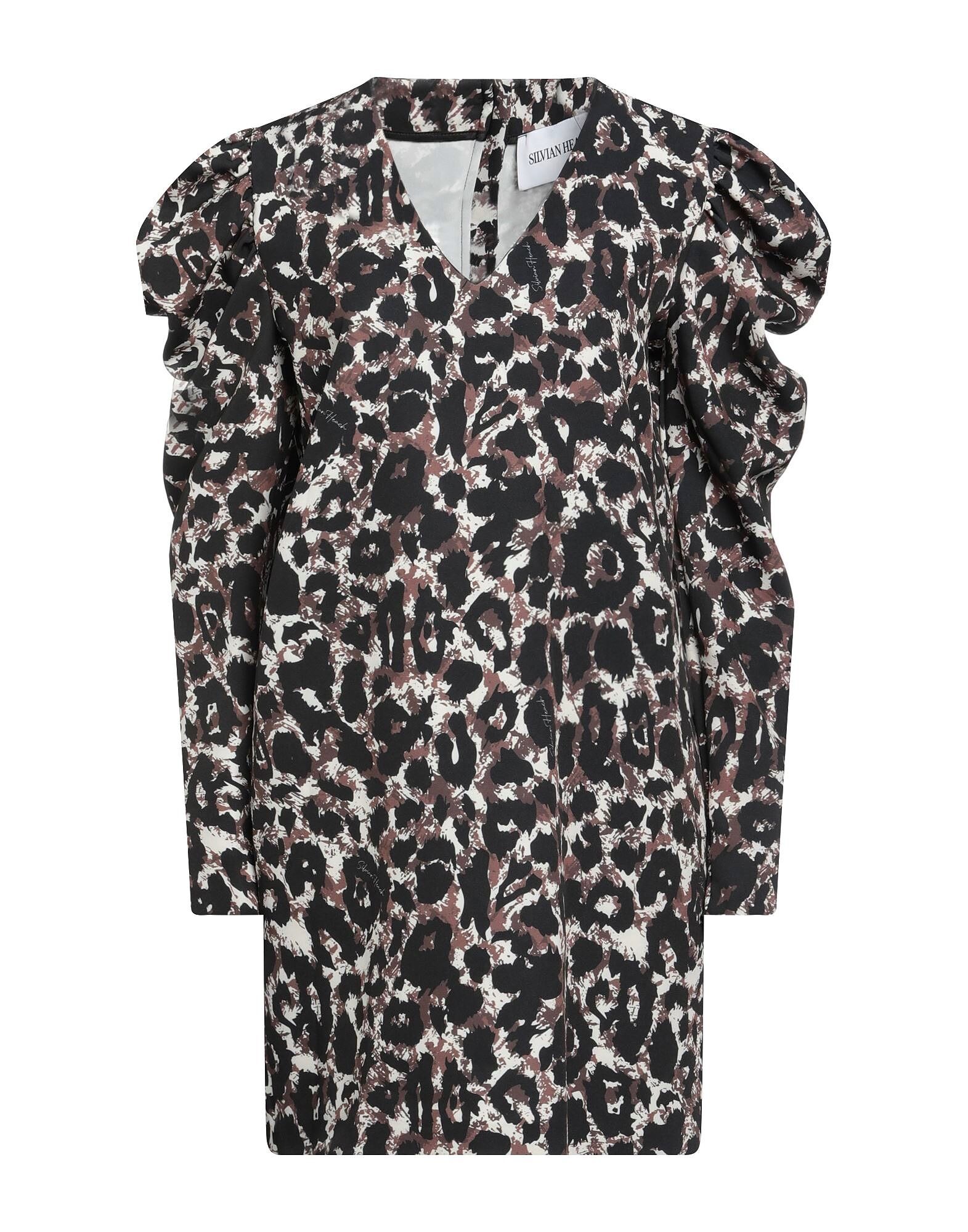 

Мини-платье Silvian Heach, темно-коричневый