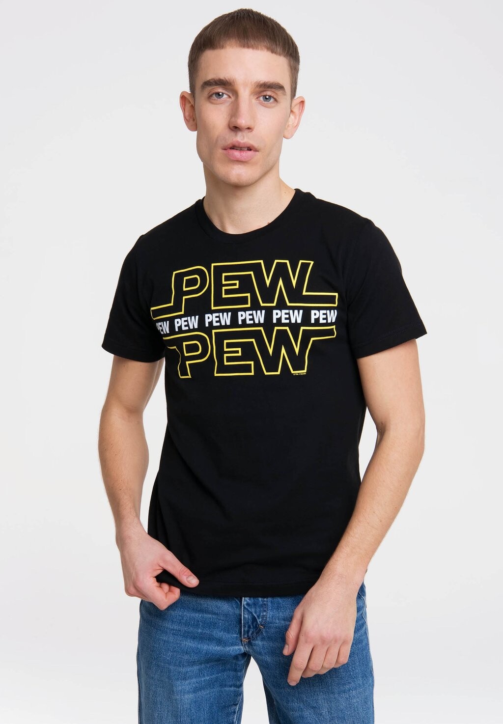 

Футболка с принтом PEW PEW LOGOSHIRT, цвет schwarz