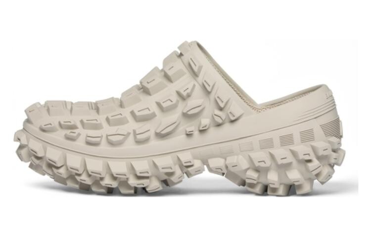 Шлепанцы Balenciaga женские, серо-белый
