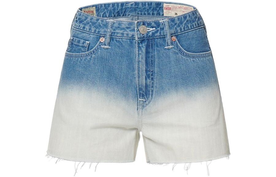 

Джинсовые шорты женские разноцветные Evisu