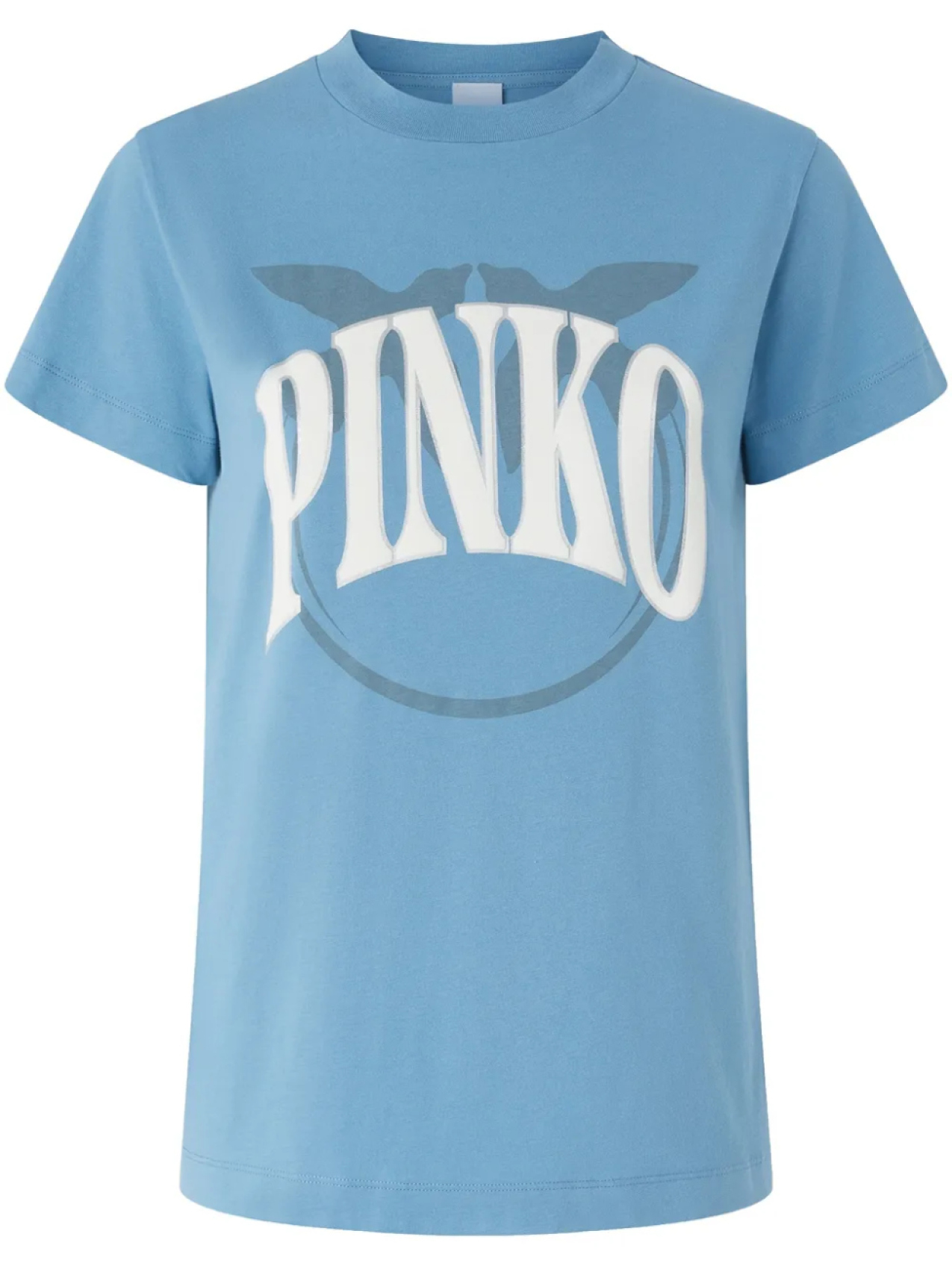 

Футболка с логотипом PINKO и птицами, синий