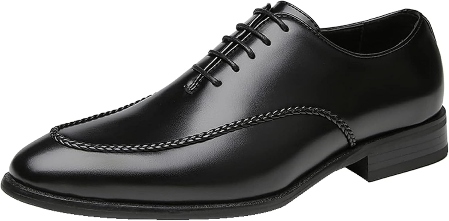 

Мужские офисные свадебные туфли оксфорды Oxford British Formal, размер 9 (EU 42), черные Generic