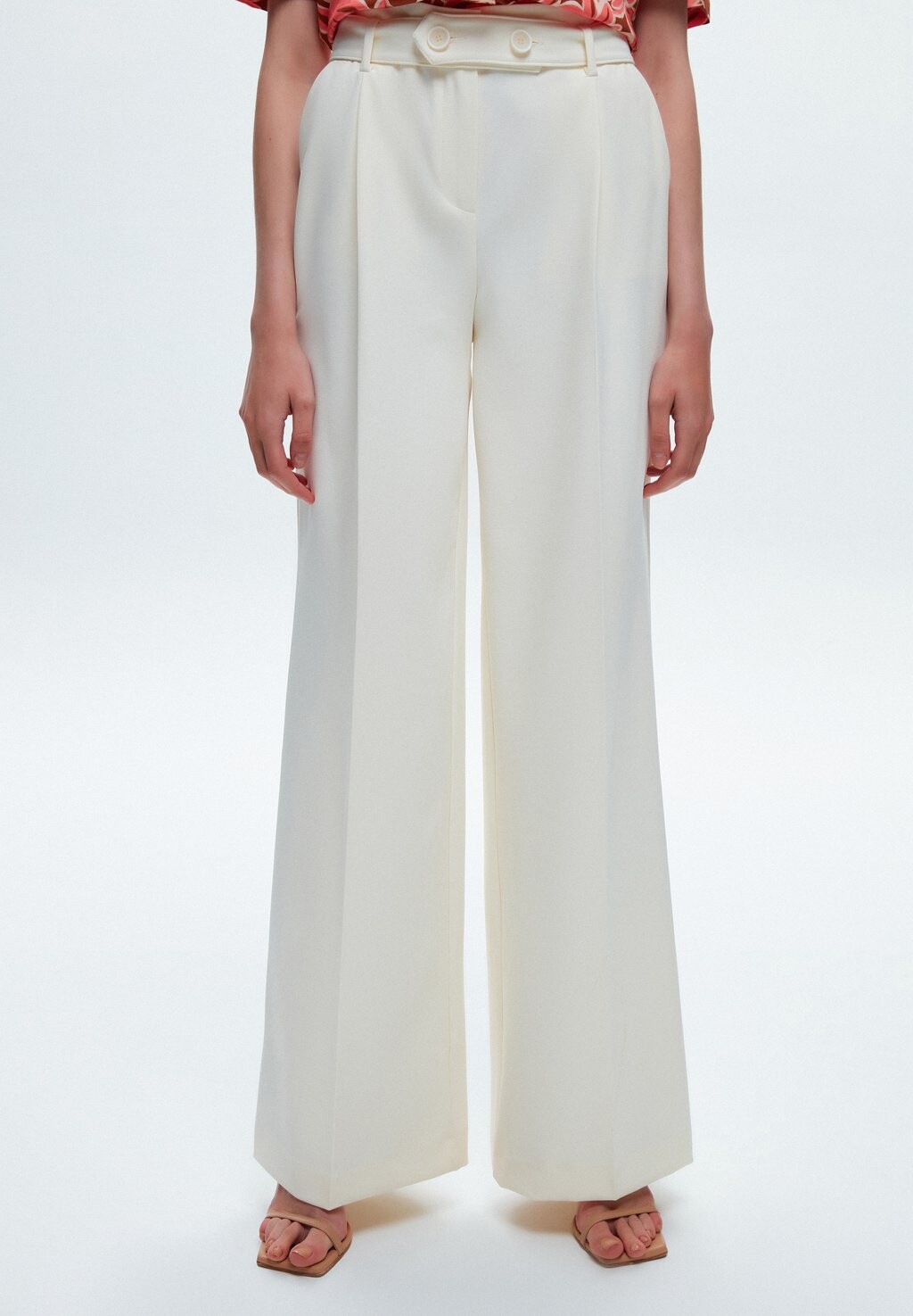 

Брюки Pleated Belt Dteailed Bell adL, бежевый