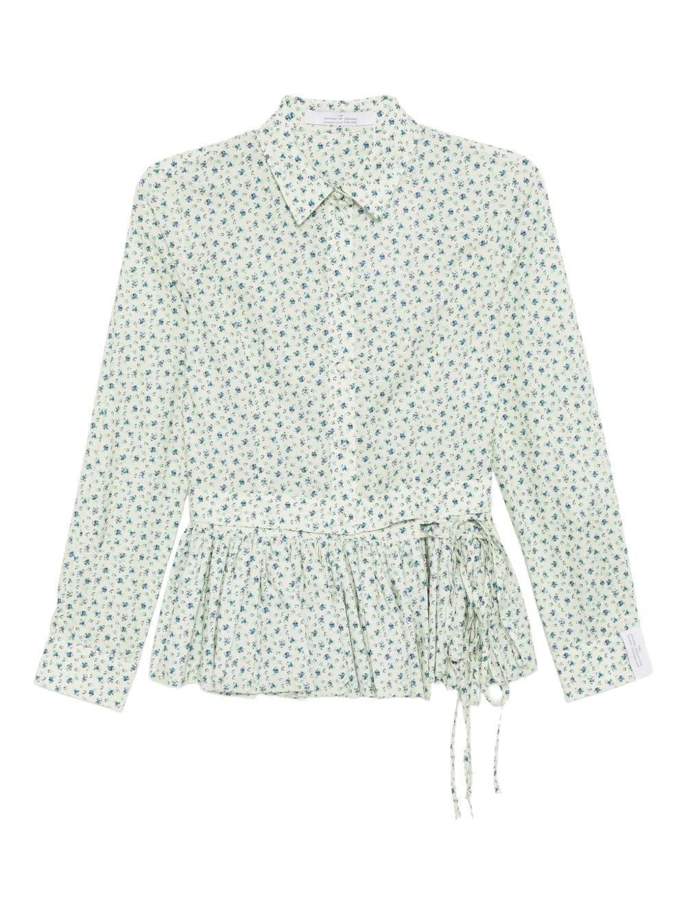 

Рубашка с цветочным принтом Rokh, нейтральный