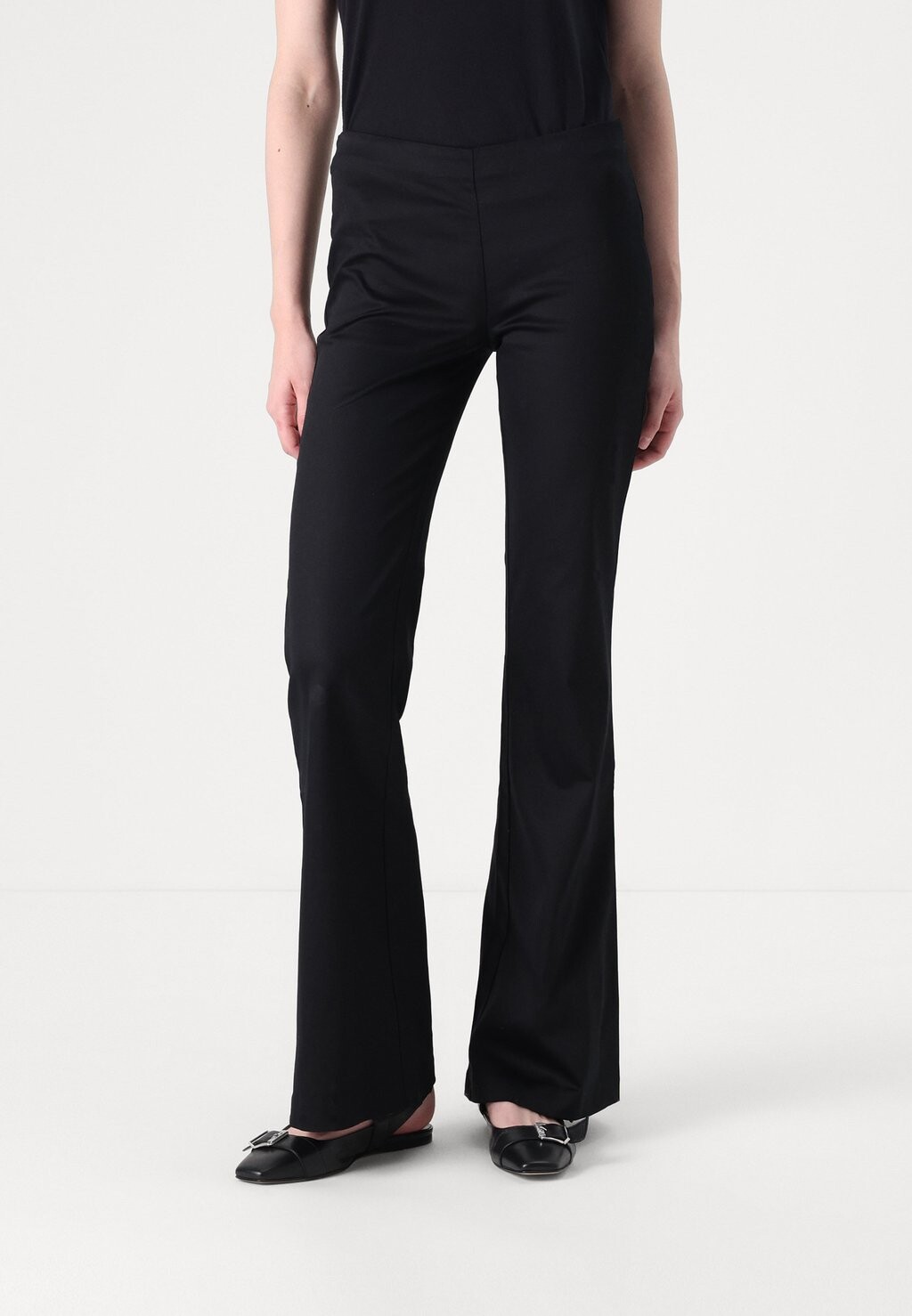 

Брюки LOW WAIST FLARED TROUSERS Even&Odd Tall, черный