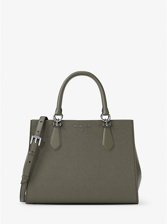 

Сумка Marilyn среднего размера из сафьяновой кожи Michael Kors, зеленый