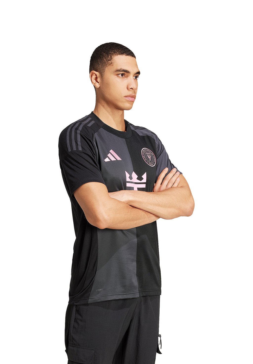 Футболка INTER MIAMI CLOUDFOAM25/26 MESSI AWAY Adidas Performance, черный — фото 4