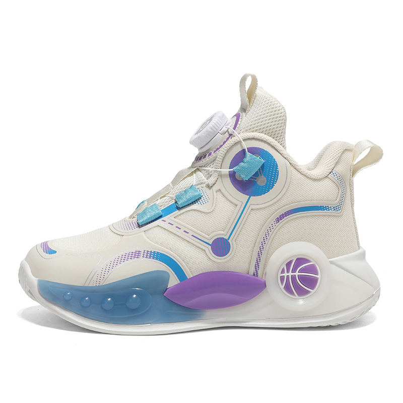 

Дышащие баскетбольные кроссовки Mid Top для детей AMICNIEGD, бежевый