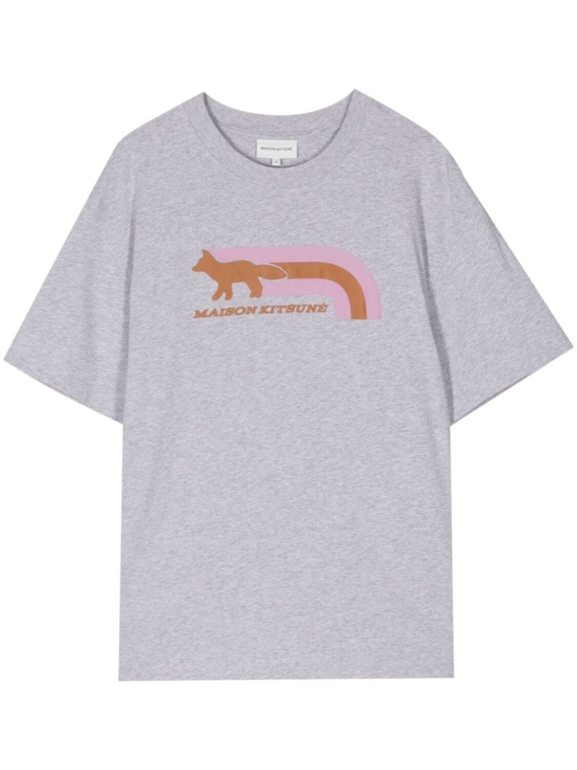 

Maison Kitsuné футболка Flash Fox, серый