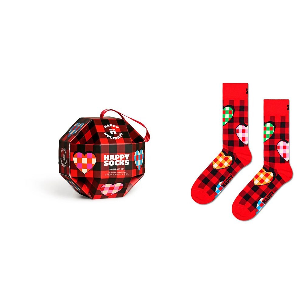 

Носки Happy Bauble Gift Box Half, красный