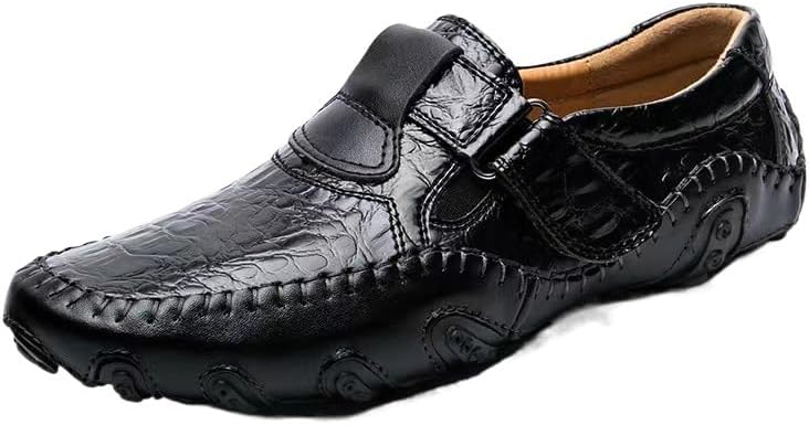 

Мужские повседневные и формальные туфли с пряжкой больших размеров Waolsu, черный