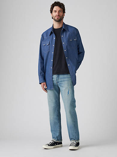 

1947 501 Оригинальные мужские джинсы Levi's, цвет Royal Flush - Medium Wash - Non Stretch - Selvedge