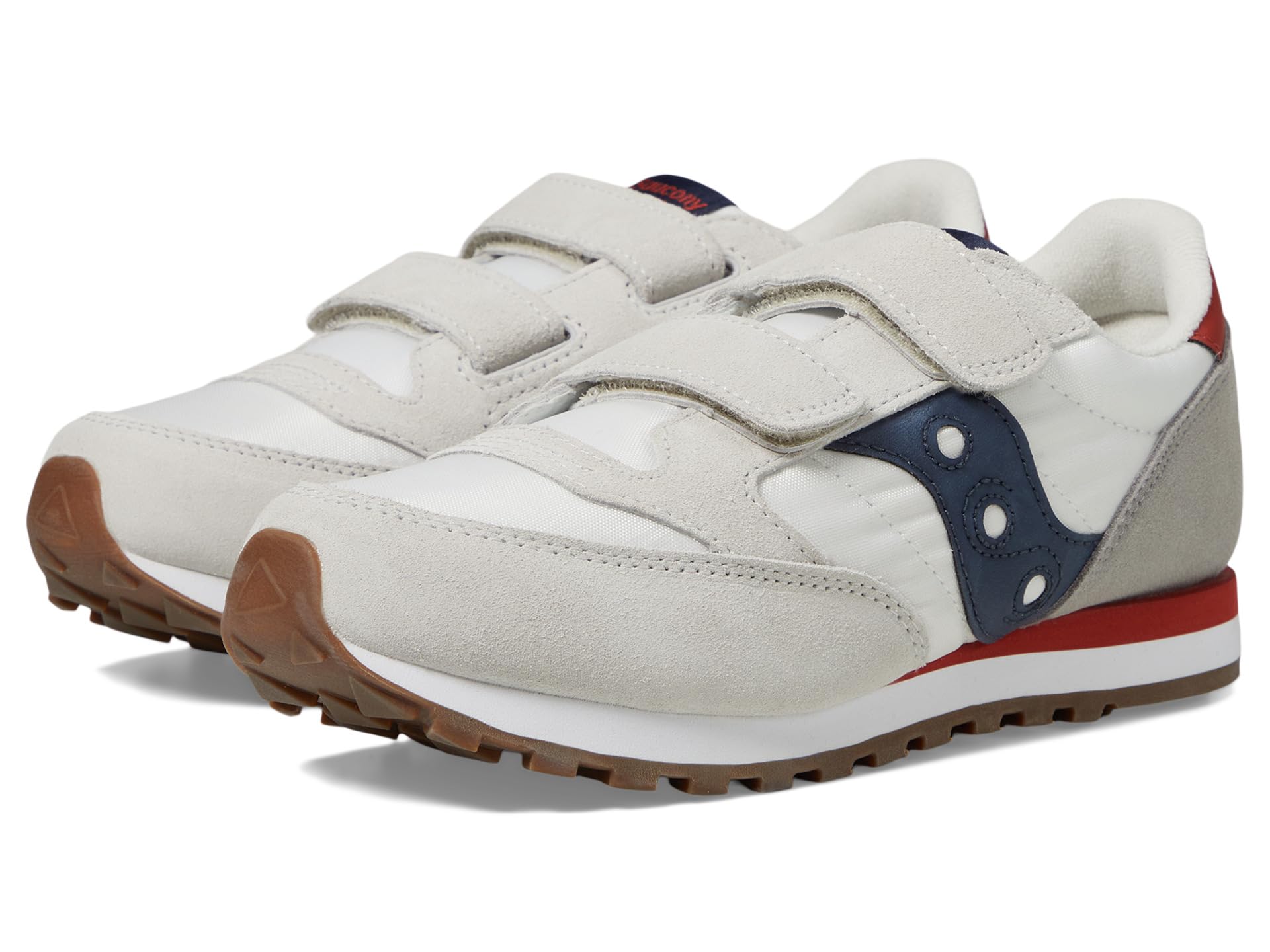 

Кроссовки Saucony Kids Originals Jazz Double Hook & Loop, Grey/Navy/Red