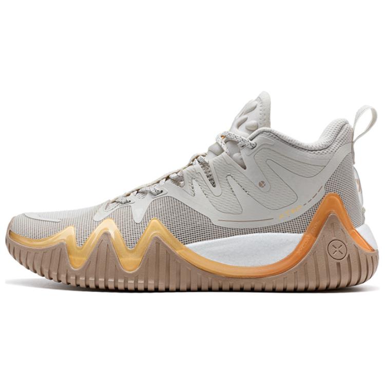 

XTEP Баскетбольные кроссовки Rebound High Top с износостойким покрытием, мужские, цвет "умбра-оранжевый"
