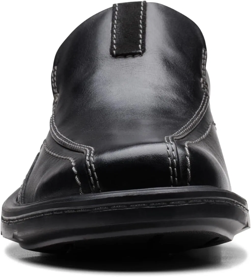 Лоферы из натуральной кожи, Clarks, черный — фото 4