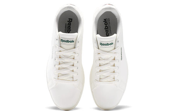 Кроссовки court series 1 non-slip shock absorption low tops casual skateboarding shoes white Reebok, белый — фото 4
