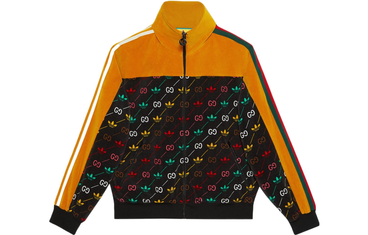 

Стеганая куртка мужская многоцветная Gucci, цвет Multicolor